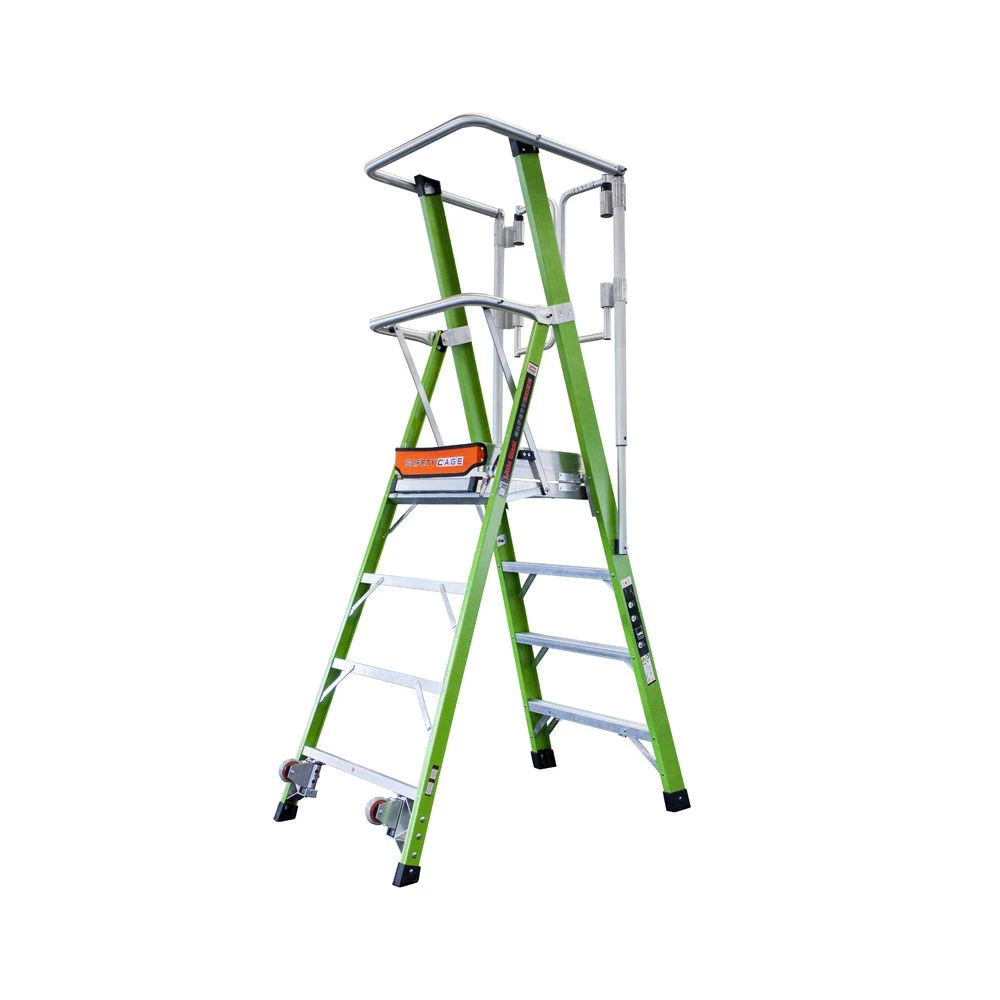 JUMBO Giant Platformsstige SAFETY CAGE 10 Trin - 41LG610 3 JUMBO Giant Platformsstige SAFETY CAGE 10 Trin - 41LG610