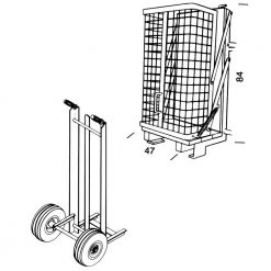 JUMBO Geda Tagstenslad Med Sikkerhedsgitter