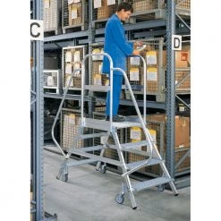 JUMBO Arbejdsplatforms-gelænder 4-6 Trin